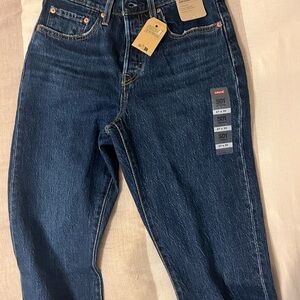 Levi's original 501 Women's Straight Leg Jeans - Dark Blue